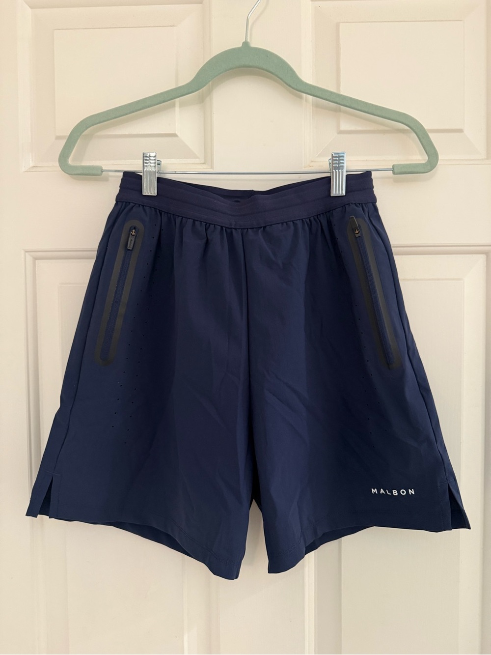 Malbon Performance 2-1 Golf shorts Navy Small - Picture 3 of 11